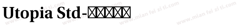Utopia Std字体转换
